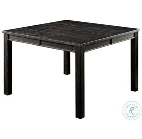 Sania III Antique Black Counter Height Dining Table