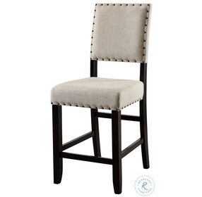 Sania Natural Tone Counter Height Chair Set Of 2