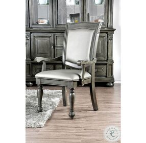 Alpena Gray Arm Chair Set Of 2