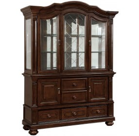 Alpena Brown Cherry Hutch And Buffet