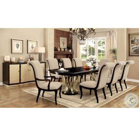 Ornette Espresso Extendable Rectangular Dining Room Set