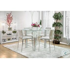 Richfield Silver Counter Height Dining Room Set