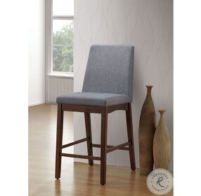 Marten Brown Cherry Counter Height Chair Set Of 2
