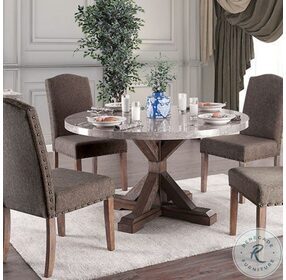 Bridgen Natural Round Dining Table