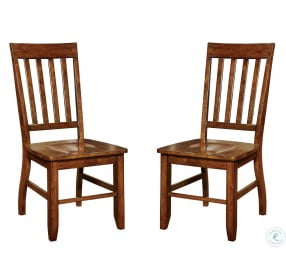 Foster I Dark Oak Side Chair Set of 2
