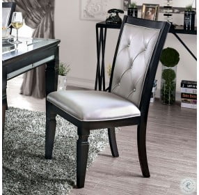 Alena Black and Side Chair Set Of 2