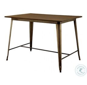 Cooper II Elm Wood Top Counter Height Dining Table