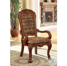 Medieve Antique Oak Arm Chair Set of 2