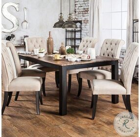Marshall Rustic Oak Rectangular Dining Table
