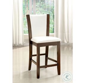 Manhattan White Counter Height Chair Set of 2