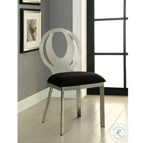Orla Silver And Black Side Chair Set Of 2