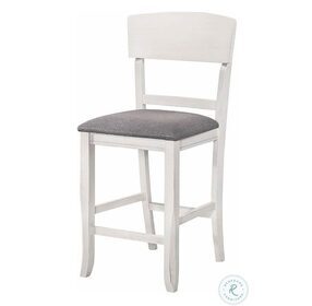 Stacie Light Gray Counter Height Chair Set of 2