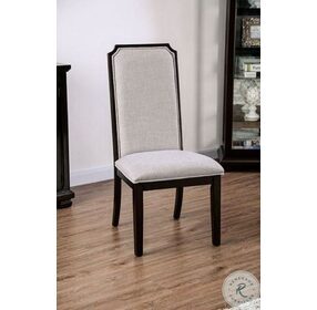 Gillam Espresso And Gray Side Chair Set Of 2