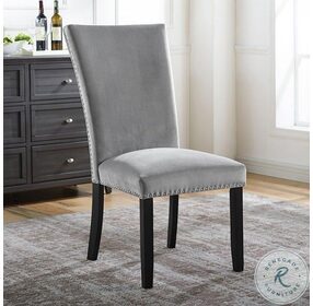 Kian Light Gray Side Chair Set of 2