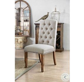 Gianna Cream Upholstered Side Chair Set Of 2