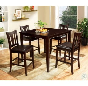 West Creek II 5 Piece Counter Height Dining Table Set