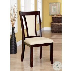 Brent Ivory Side Chair Set of 2