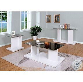 Mannedorf Black And White Occasional Table Set