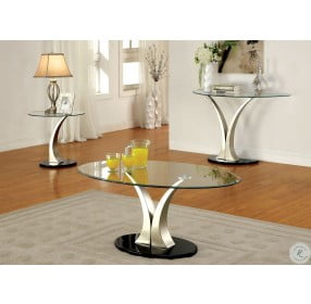 Valo Satin Plated Occasional Table Set