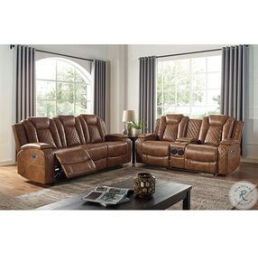Alexia Brown Power Reclining Living Room Set
