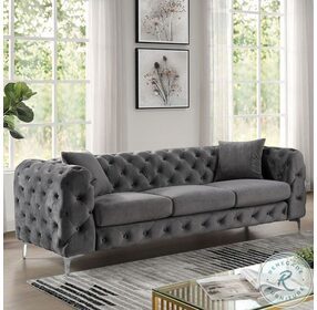 Sapphira Dark Gray Sofa