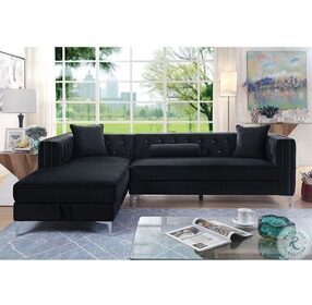 Amie Black Sectional