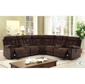 Maybell Brown Reclining Sectional