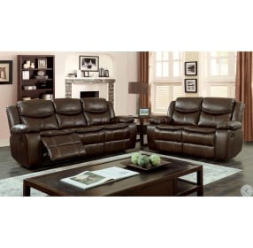Pollux Brown Living Room Set