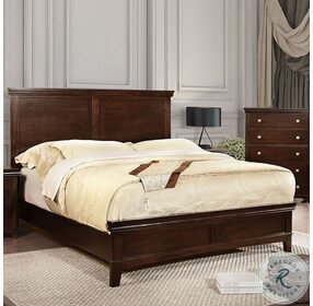 Spruce Brown Cherry Full Panel Bed