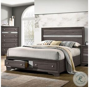 Chrissy Gray King Panel Bed