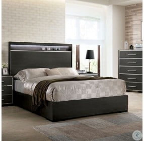 Camryn Warm Gray Queen Panel Bed