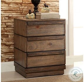 Coimbra Rustic Natural Nightstand