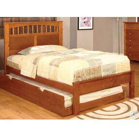 Carus Oak Full Platform Bed
