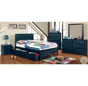 Prismo Blue Youth Panel Bedroom Set