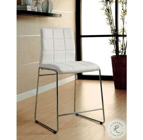 Kona White Counter Height Chair Set of 2