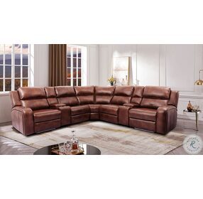 Callie Brown Power Reclining Sectional