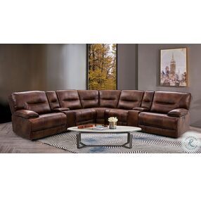 Louella Brown Power Reclining Sectional