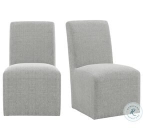 Cade Linen Upholstered Side Chair Set Of 2