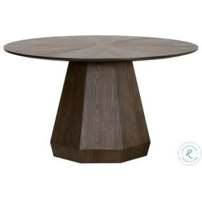 Traditions Coulter Burnished Brown 54" Round Dining Table
