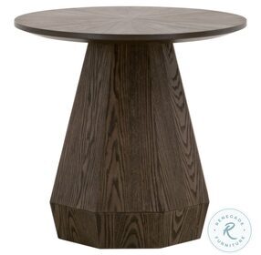 Coulter Burnished Brown End Table