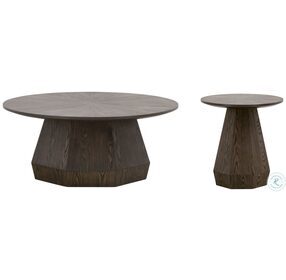 Coulter Burnished Brown Occasional Table Set
