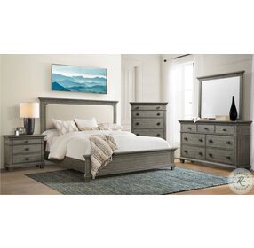 Clovis Gray Panel Bedroom Set
