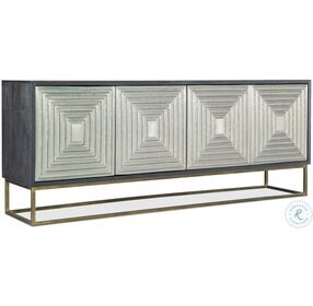 Commerce And Market Black And Pewter Dimensions Credenza