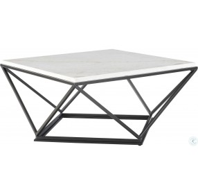 Conner Black Square Coffee Table