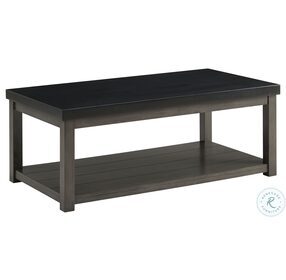 Graham Black And Ash Rectangle Coffee Table