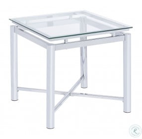 Monroe Clear End Table