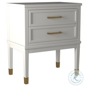 Brody White Side Table