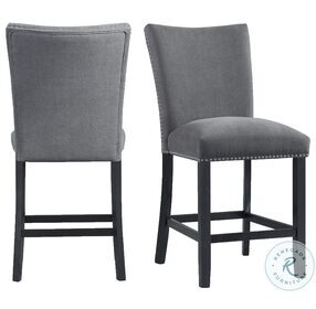 Stratton Charcoal Counter Height Chair Set Of 2