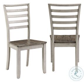 Abacus Smoky Alabaster And Putty Side Chair Set Of 2