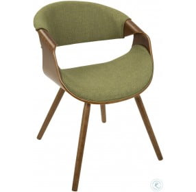 Curvo Green Dining Chair